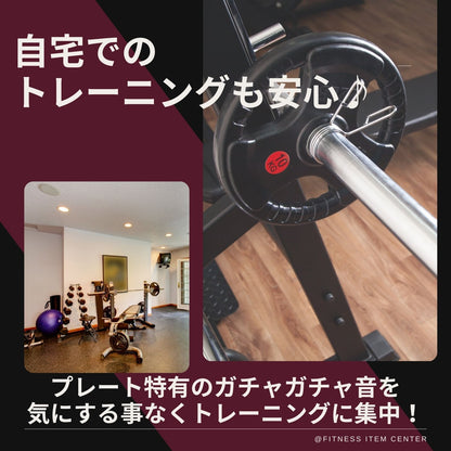 ラバー加工により静音性が抜群！持ちやすい3ケ所のグリップで組み替えも楽々！コスパ最高のオリンピックバーベルプレートで理想のトレーニングを実現 ■大手24時間ジムも導入■計65kgセット(15kg×2枚,10kg×2枚,5kg×2枚,2.5kg×2枚)ラバープレート シャフト直径50mm フルラバー オリンピックバーベル対応 単体使用可 筋トレ ウェイトリフティング パワーリフティング 重り
